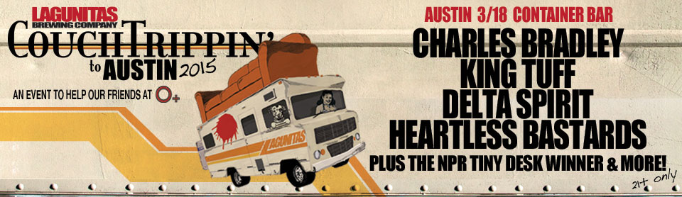 CouchTrippin - road to austin 2015 poster