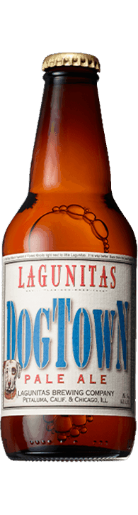 Lagunitas Brewing Company DogTown Pale Ale 12oz bottle upright