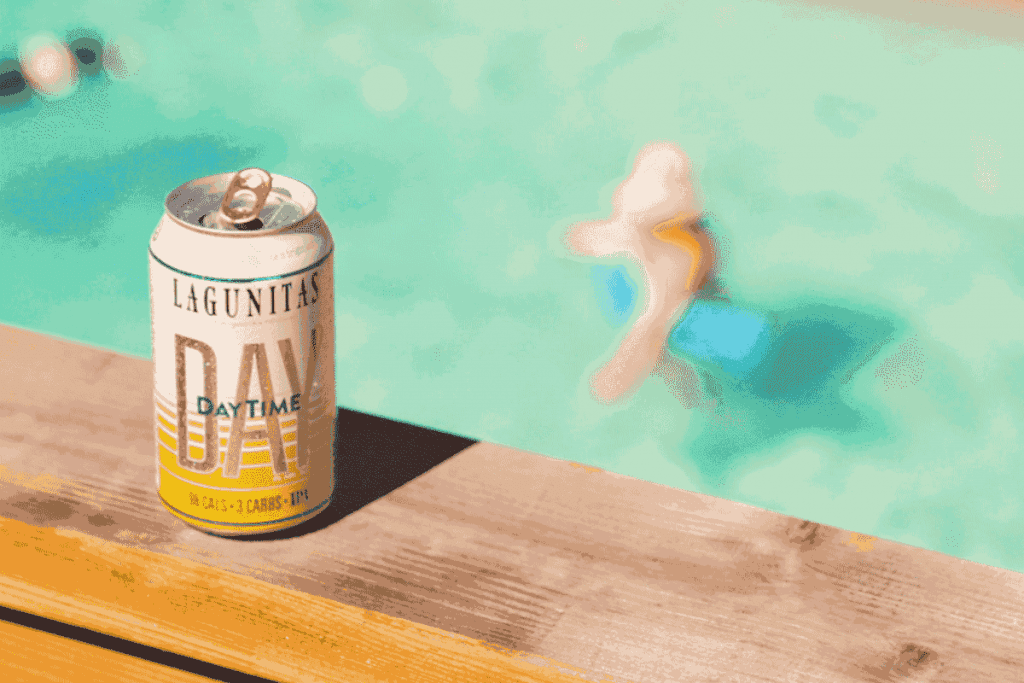 DayTime can at the pool