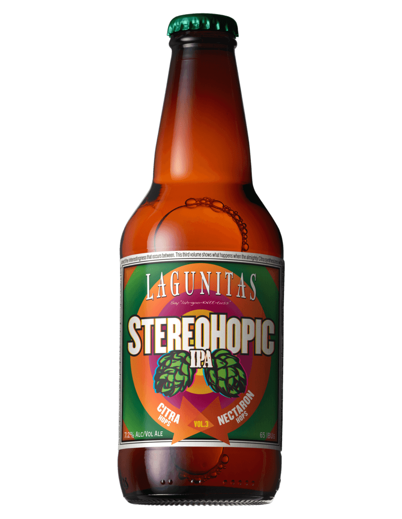 Lagunitas Brewing Company StereoHopic Volume 3 12oz bottle upright