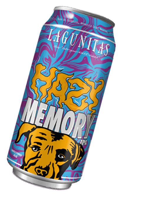 Lagunitas Brewing Company Hazy Memory 16oz can sideways
