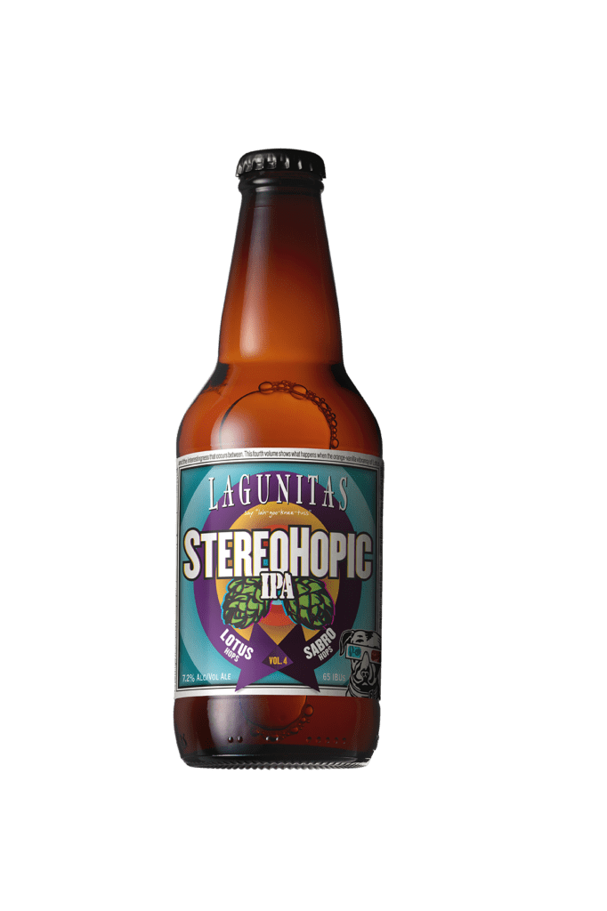 Lagunitas Brewing Company StereoHopic Volume 4 12oz Bottle Upright